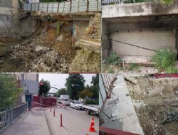 Mut'ta �n�aat temel a�ma s�ras�nda k�pr� ��kt�